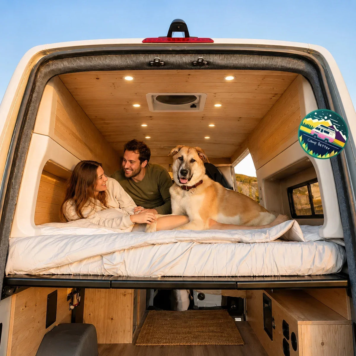 ¿Dormir a lo ancho en una Mercedes Sprinter? ¡Descubre el poder de las extensiones y gana espacio!