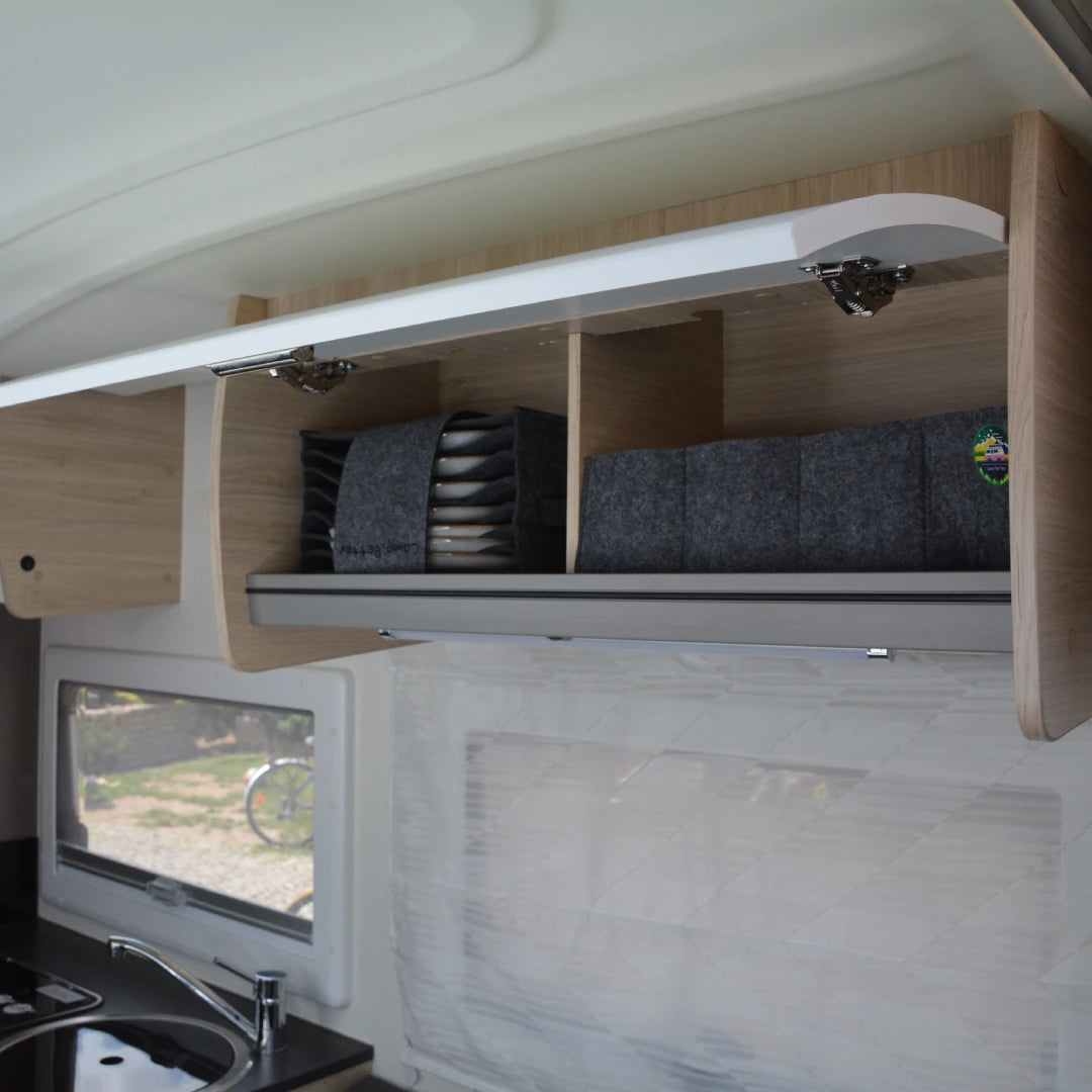 CupCamper - Organizador de Tazas / Vasos Antivibración para Camper y Autocaravana