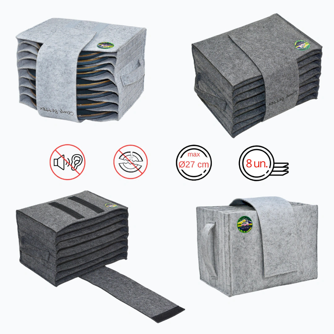 PlateCamper - Organizador de Platos Antivibración para Camper y Autocaravana