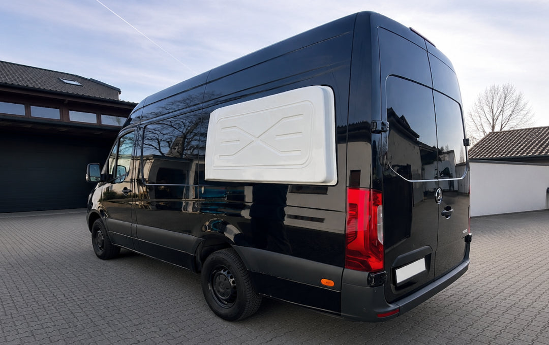 Kit de 2 Extensiones laterales (Petacas) – Mercedes Sprinter W906/W907 / VW Crafter (Ambos lados)